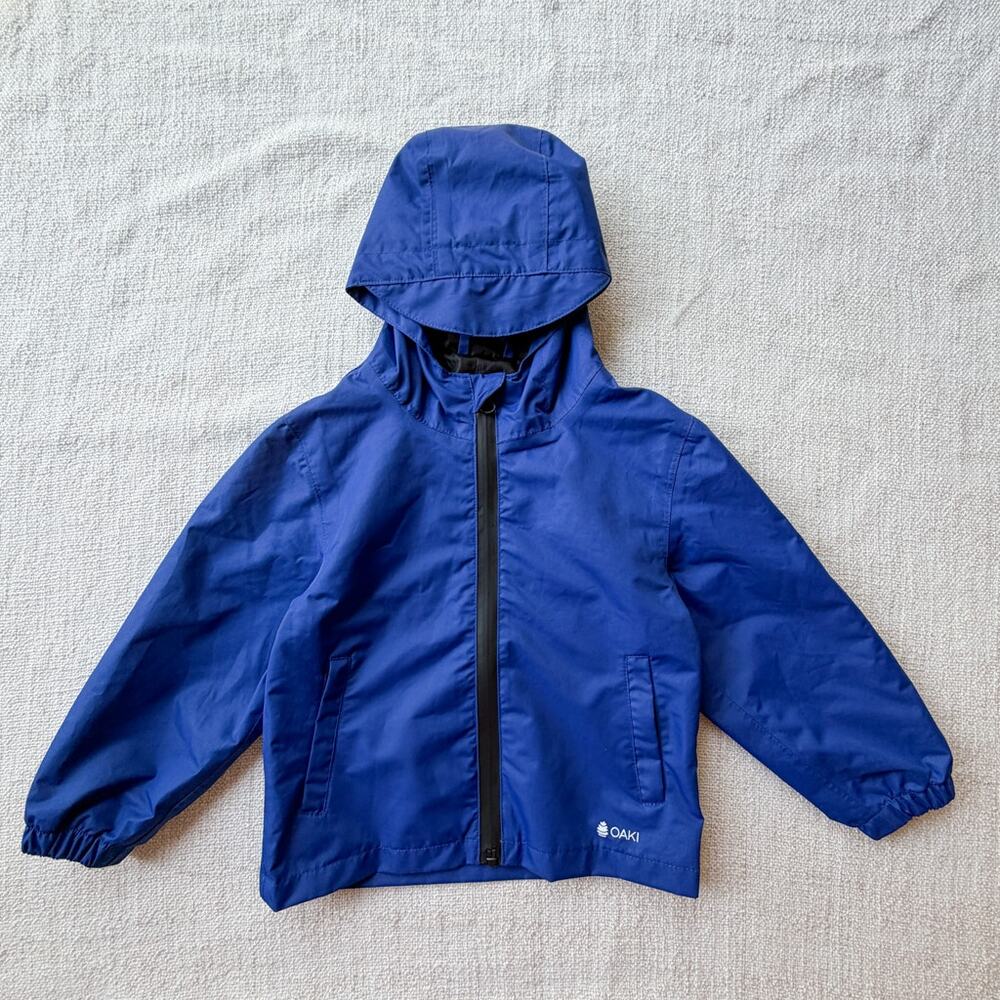 Oaki Blue Waterproof Shell Rain Jacket VGUC 2T